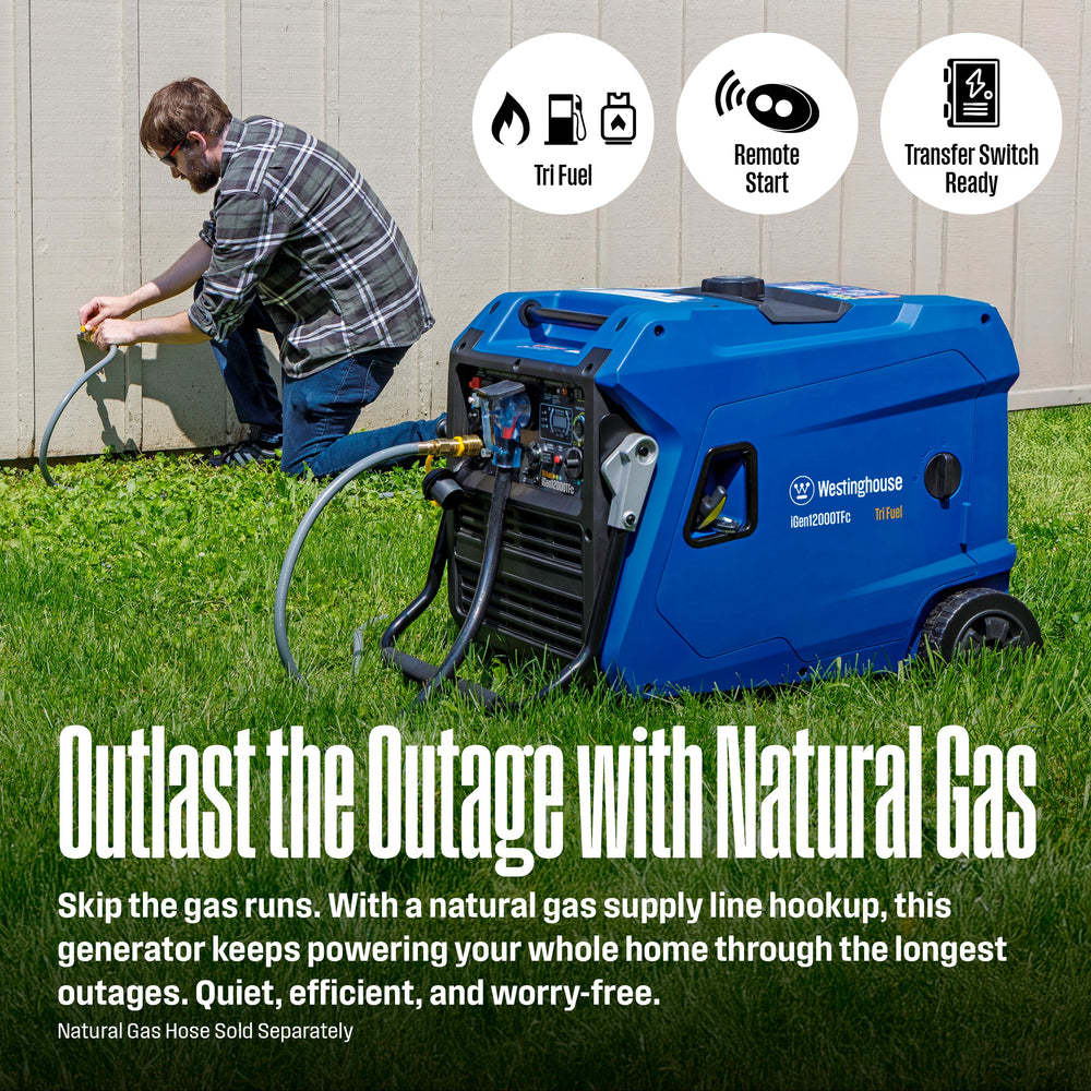 iGen12000TFc Inverter Generator - Tri-Fuel with CO Sensor