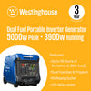 Westinghouse iGen5000DF 3900W/5000W Generator Dual Fuel Inverter 30 Amp Remote Start New