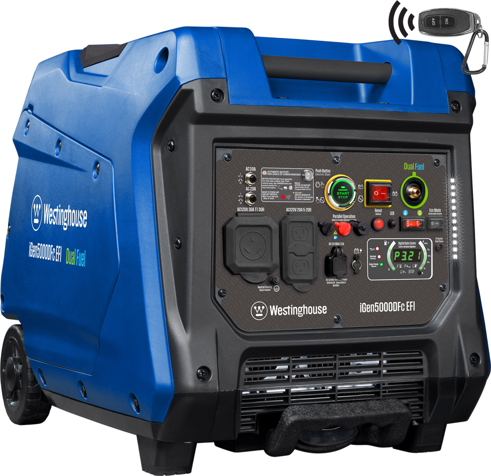 iGen5000DFc EFI Inverter Generator - Dual Fuel with CO Sensor