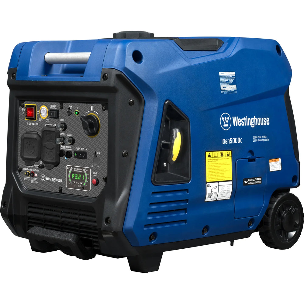 Westinghouse iGen5000c 3900W/5000W Generator Gas 30 Amp Inverter with CO Sensor Remote Start New