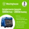 Westinghouse iGen5000cv 3900W/5000W Generator Gas Inverter 30 Amp with CO Sensor New