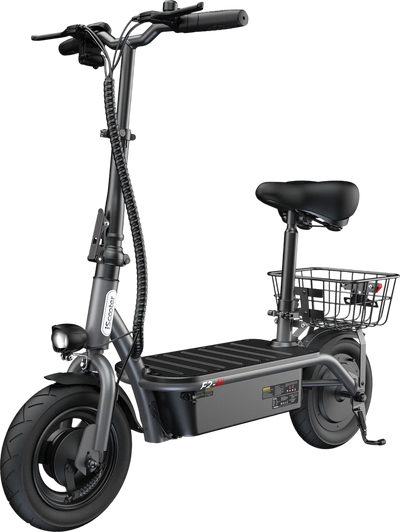 iScooter F2 Electric Scooter with Seat 500W 36V 19 MPH 18 Mile Range New
