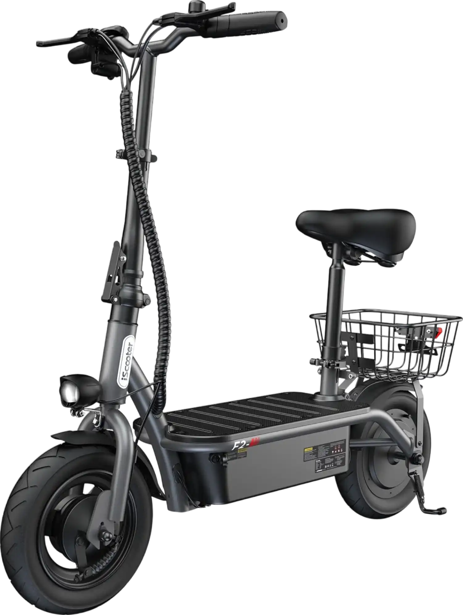 iScooter F2 Electric Scooter with Seat 500W 36V 19 MPH 18 Mile Range New