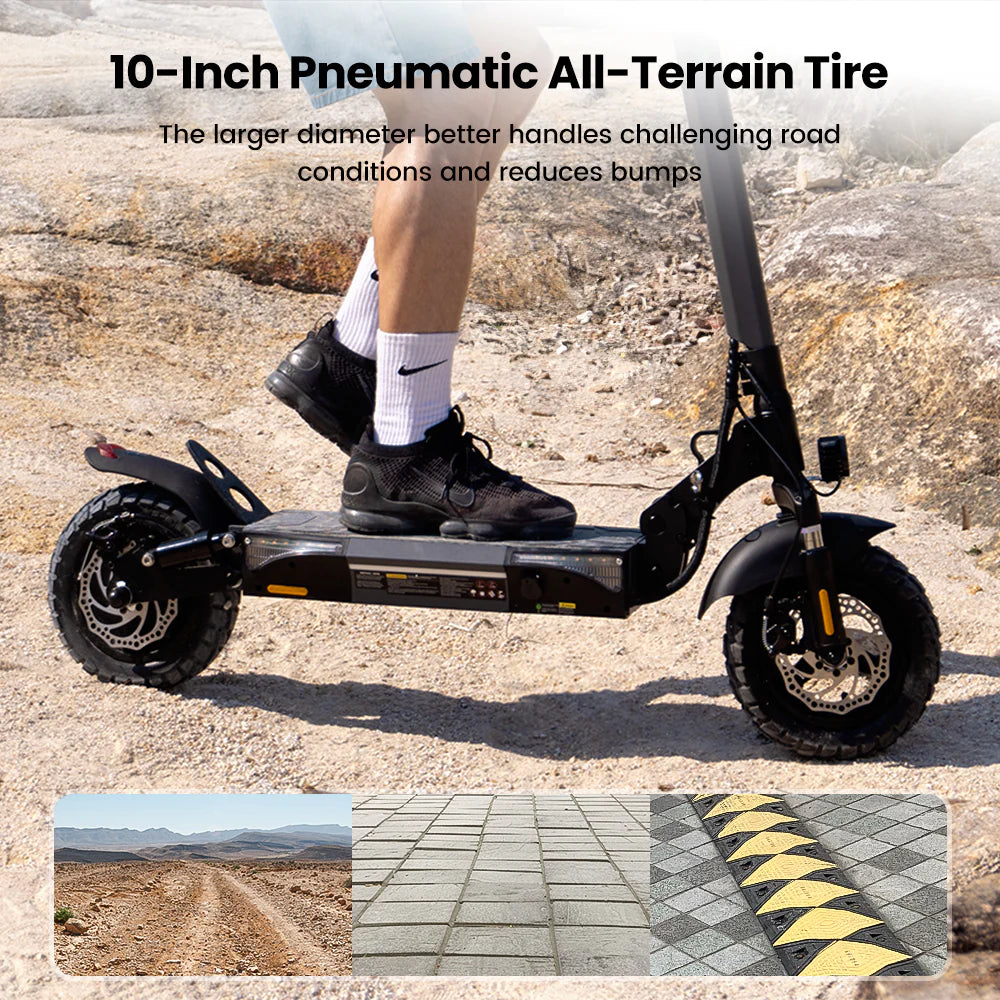 iScooter W9 Electric Scooter 28 MPH 28 Miles Range 48V 1000W New