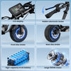 iScooter W9 Electric Scooter 28 MPH 28 Miles Range 48V 1000W New