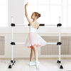 4 Feet Portable Ballet Barre with Adjustable Height-Gray - Gallery View 1 of 12