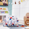2-in-1 Convertible Kids Sofa with Velvet Fabric-White - Gallery View 1 of 12