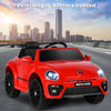 Volkswagen Beetle Kids Electric Ride On Car with Remote Control-Red - Gallery View 1 of 10