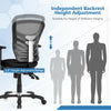 Ergonomic mesh office chair with adjustable backrest height and armrests, designed for comfort and efficiency in any.