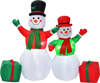 6 Feet Christmas Inflatable Snowmen Blow Up Christmas Decoration