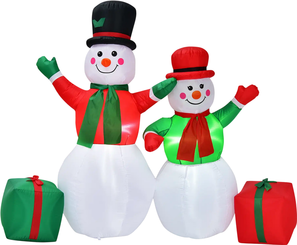 6 Feet Christmas Inflatable Snowmen Blow Up Christmas Decoration