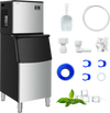 353LBS/24H Split Commercial Ice Maker with 198 LBS Storage Bin