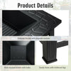 Close-up of the 32-inch outdoor fire pit table showcasing the heat-resistant surface and sturdy frame for versatile use.