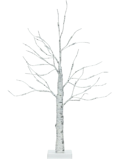 Costway 2' Pre-Lit White Twig Birch Christmas Tree Battery Powered 20574381 New