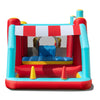 5-in-1 Ice Cream Inflatable Bounce House with slide, ball pit, and safety mesh, perfect for kids' outdoor fun.