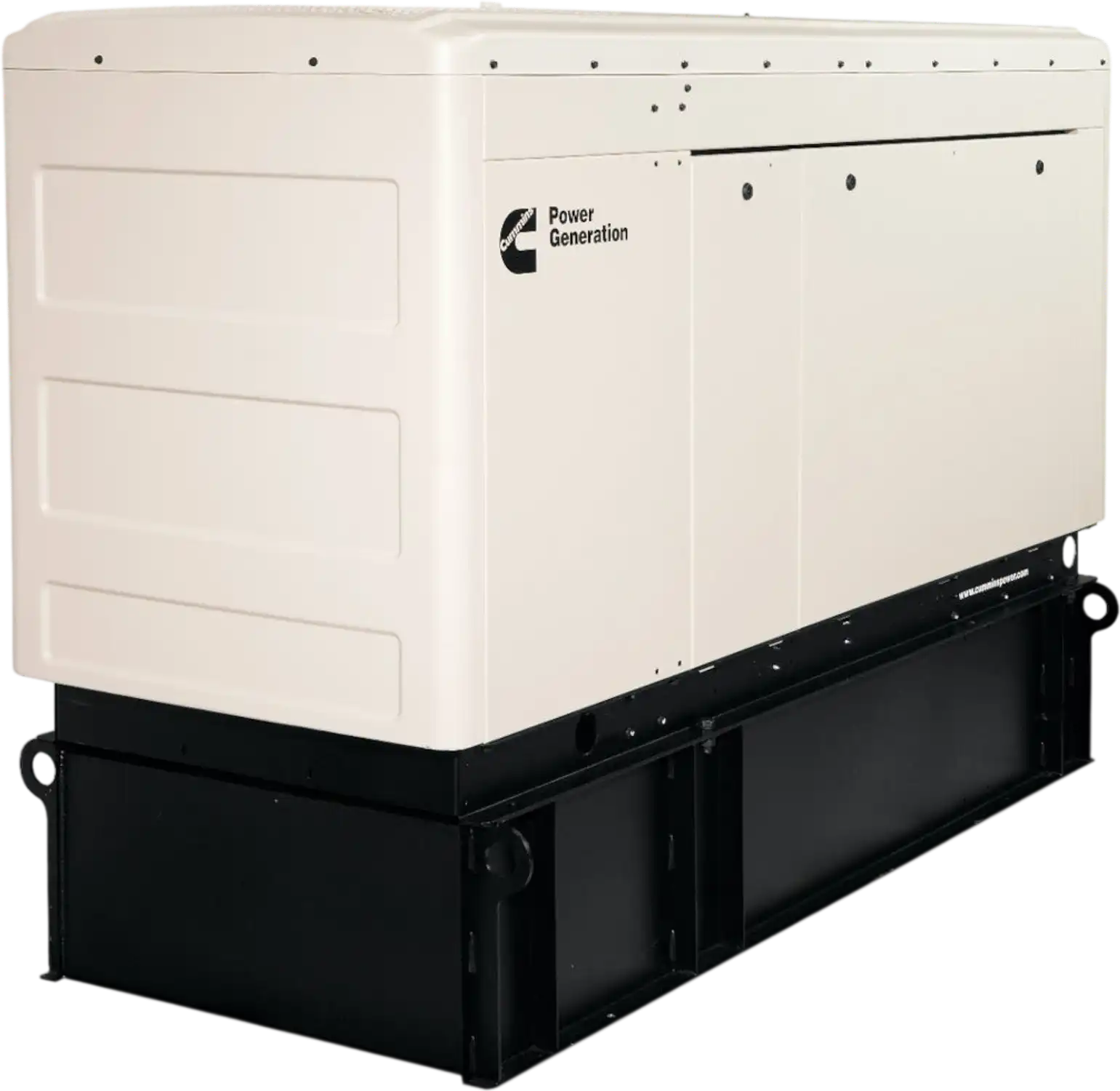 Cummins C80D6C 80kW Standby Generator Diesel Liquid Cooled 1 Phase 120/240V CARB 24-Hour Fuel Tank A063P967 New