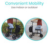 Vive Health MOB1007 Knee Walker Steerable Foldable 300 lbs. Capacity New