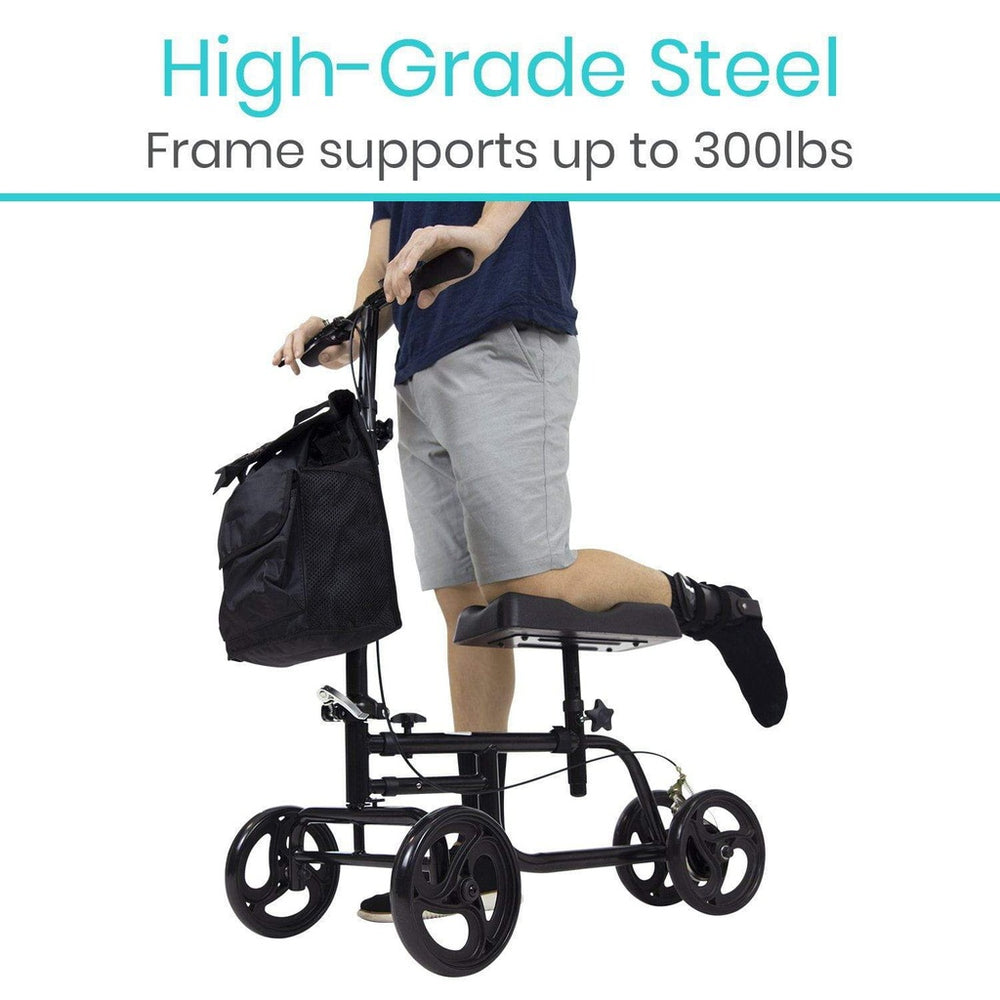 Vive Health MOB1007 Knee Walker Steerable Foldable 300 lbs. Capacity New