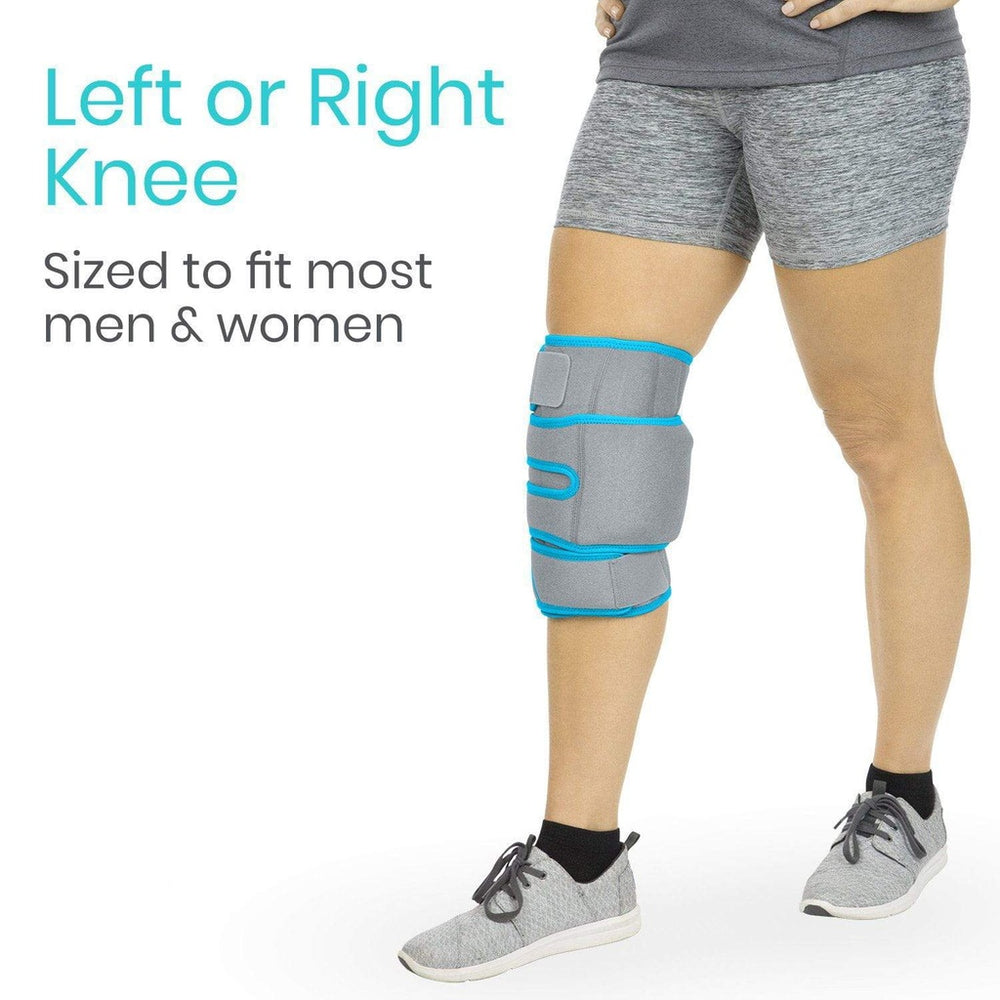 Vive SUP1070 Health Knee Ice Wrap Cold / Hot Gel Compression New