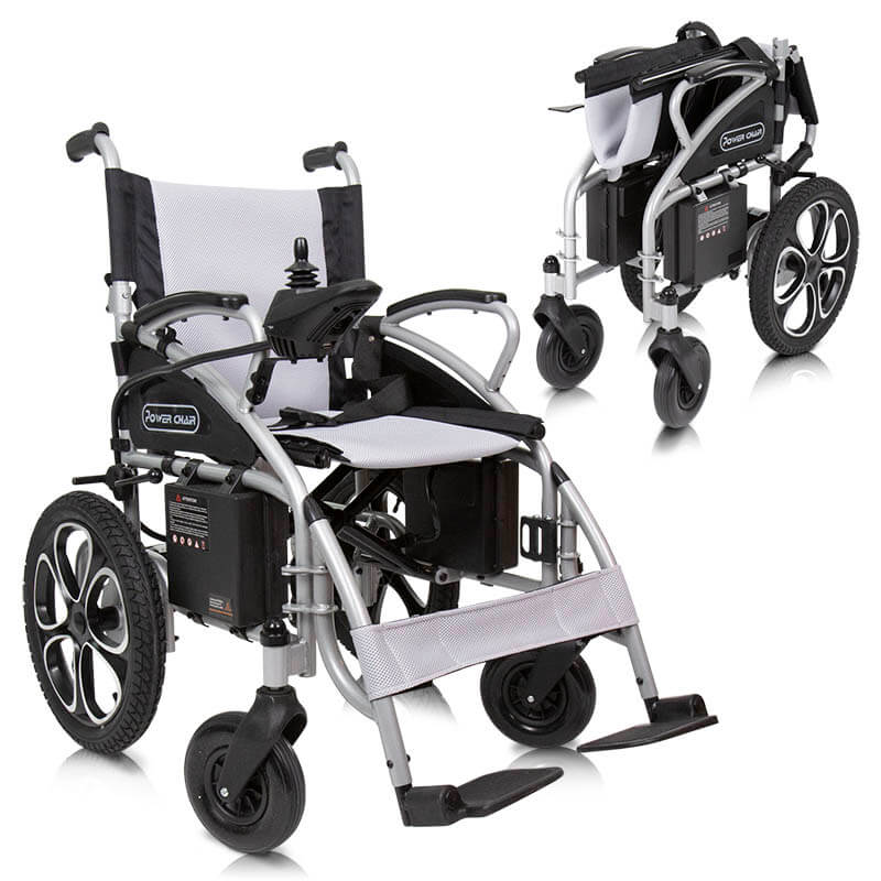 Vive Health MOB1029S Compact Power Wheelchair 220 lbs. Capacity 24V 4 MPH 12 Mile Range New