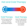Vive SUP1070 Health Knee Ice Wrap Cold / Hot Gel Compression New