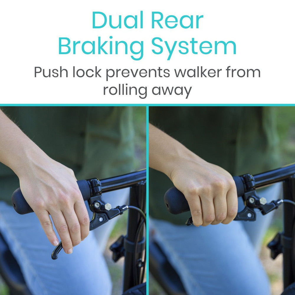 Vive Health MOB1007 Knee Walker Steerable Foldable 300 lbs. Capacity New