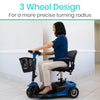 Vive Health MOB1025 Mobility Scooter 3 Wheel 265 lbs. Capacity 24V 3.7 MPH 12.4 Miles New