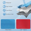 Close-up of waterproof oxford fabric and breathable mesh materials for 2 pieces folding camping tables with large.