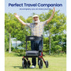 Vocic Z57 Outdoor Rollator Walker with 12" All-Terrain Wheels 300 Lbs. Capacity New