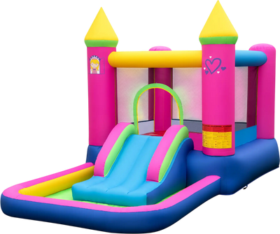 Costway 4-in-1 Kids Princess Inflatable Bounce House Bouncer 419675832 New