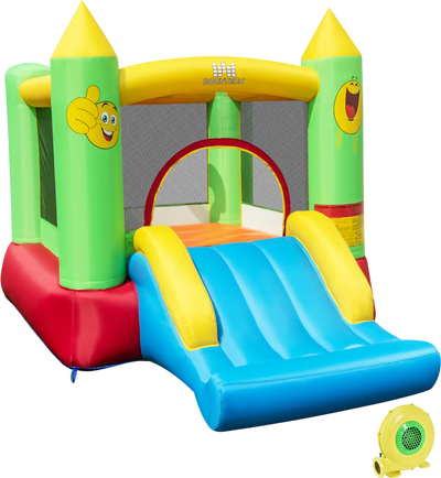 Costway Inflatable Kids Bounce House Bouncer Slide w/ 480W Blower 25746918 New