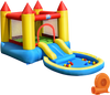 Inflatable Kids Slide Bounce House with 550w Blower