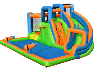 Costway Inflatable Water Slide Dual Climbing Walls Blower Excluded 46289705 New
