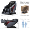 Costway Full Body Massage Chair Recliner Double SL Track Thai Stretch Zero Gravity New