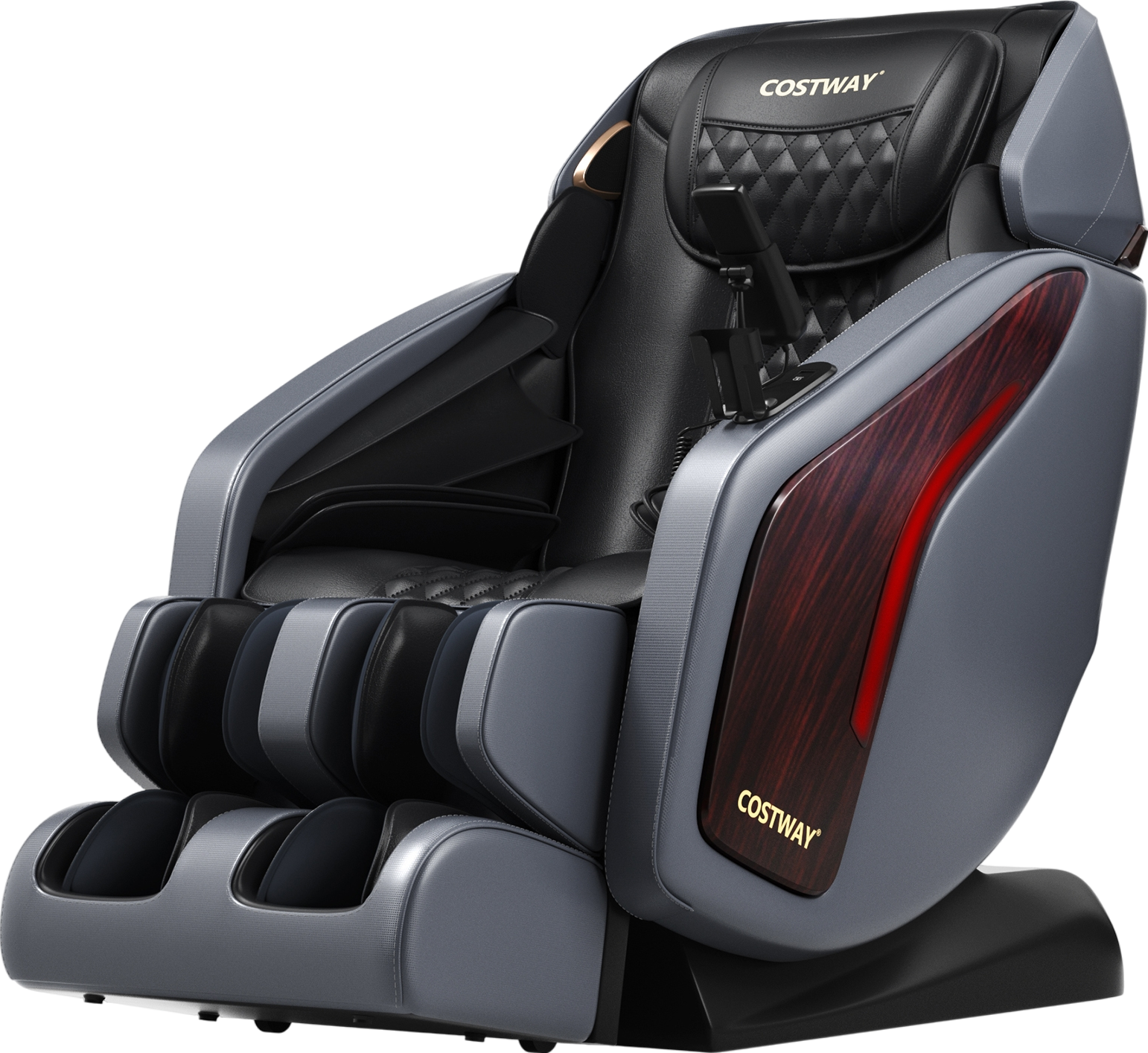 Costway Full Body Massage Chair Recliner Double SL Track Thai Stretch Zero Gravity New