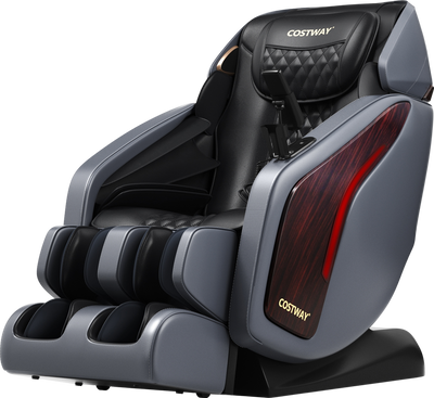 Costway Full Body Massage Chair Recliner Double SL Track Thai Stretch Zero Gravity New