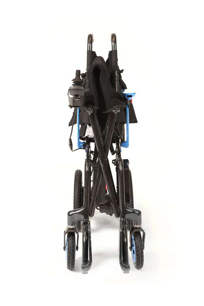 Journey Air Elite Folding Power Chair 24V 10Ah 150W 3.7 MPH 9.3 Mile Range Black 08642 New
