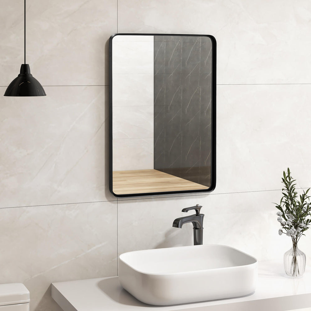 Rectangular Wall Mount Bathroom Mirror Vanity Mirror-M - Gallery View 1 of 12
