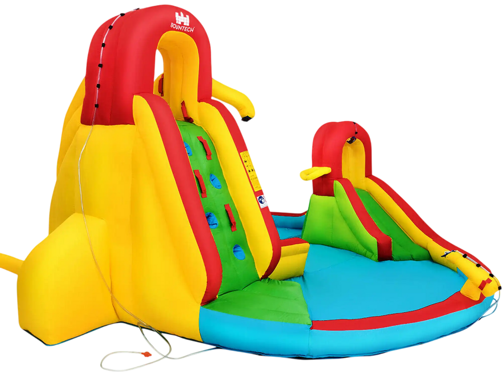Kids Gift Inflatable Water Slide Bounce Park with 480 W Blower