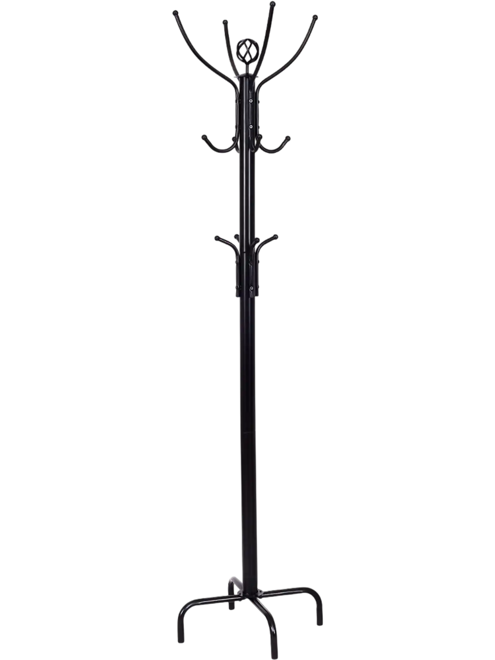 Metal Coat Rack with 12 Hooks
