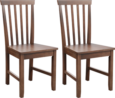 Costway Dining Chairs Set of 2 with High Spindlebacks New