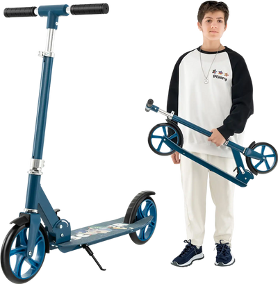 Costway Folding Aluminum Alloy Kick Scooter 3 Adjustable Heights 25346879 New