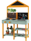 Kids Kitchen Playset with Root Viewer Planter and Rotatable Faucet