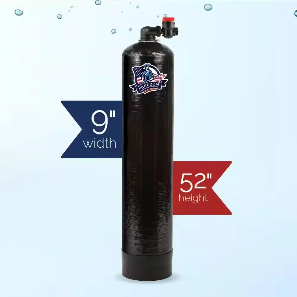 ECO-X system dimensions graphic (9 in width, 52 in height)