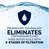 Freedom Water Systems Platinum Series proprietary technology eliminates contaminants and hard water scale with 6 stages of filtration