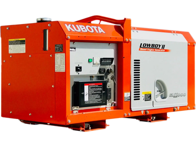 Kubota GL11000TM Generator 11kW Diesel Liquid Cooled 120/240V CARB with Output Terminals New