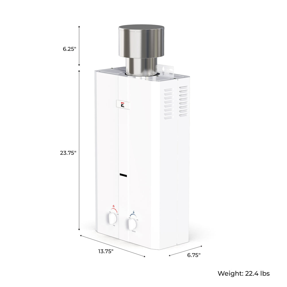 Eccotemp L10 Portable Tankless Water Heater Liquid Propane 3 GPM Outdoor Open Box