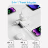 Giraffe Tools Retractable Travel Adapter 5-in-1 40W New