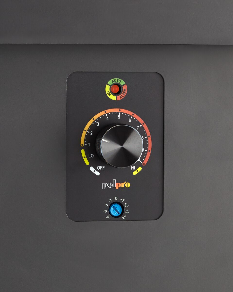 PelPro PP130-B Pellet Stove 130 Lbs. Hopper 49,200 BTU 265 CFM 2500 Sq. Ft. Scratch and Dent