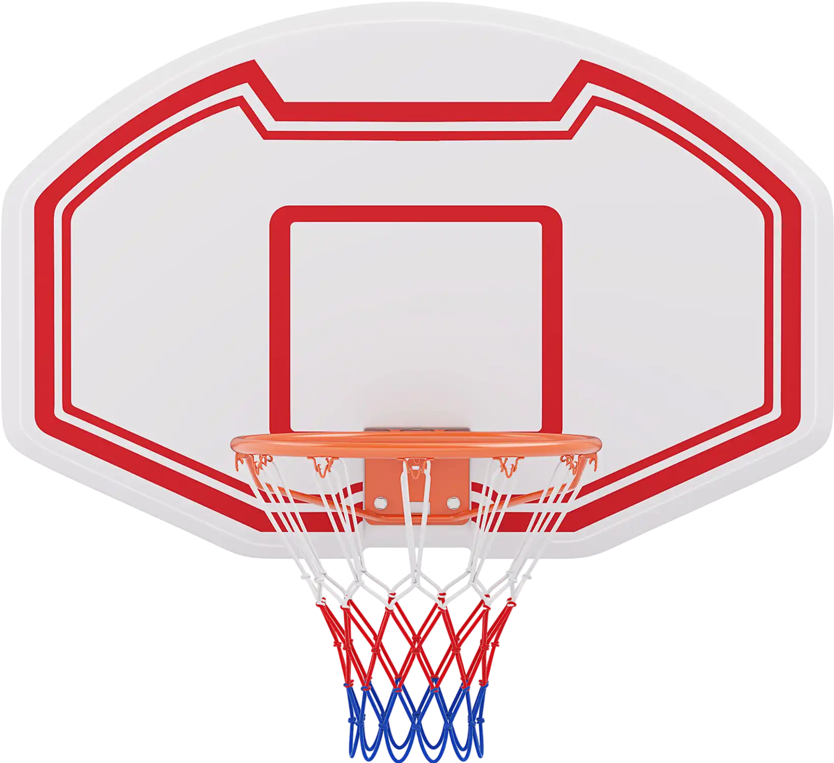 Costway Wall Mounted Basketball Hoop Shatter-Proof Backboard 72391845 New